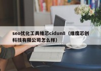 seo优化工具维芯cidun8（维度芯创科技有限公司怎么样）