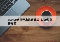 aspice软件开发流程等级（asp软件开发师）